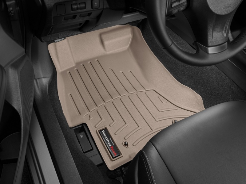 Subaru Impreza FloorLiner - Front - WeatherTech - DigitalFit - Tan - `12-`27