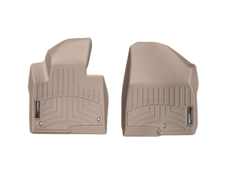 Hyundai Santa Fe FloorLiner - Front - WeatherTech - DigitalFit - Tan - `13-`27