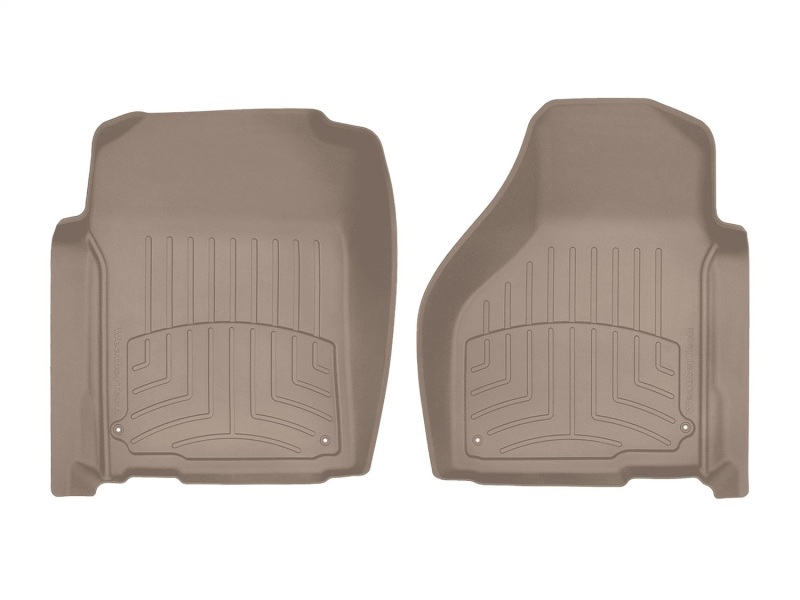 RAM Ram 1500 Floor Mat Set - Front - WeatherTech - FloorLiner HP - Tan - `12-`27