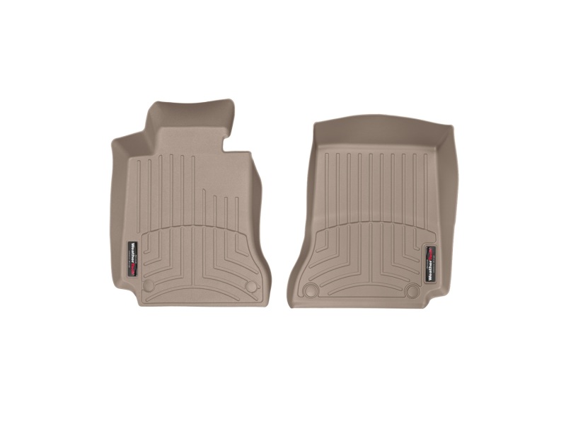 Mercedes-Benz C-Class FloorLiner - Front - WeatherTech - DigitalFit - Tan - `12-`13