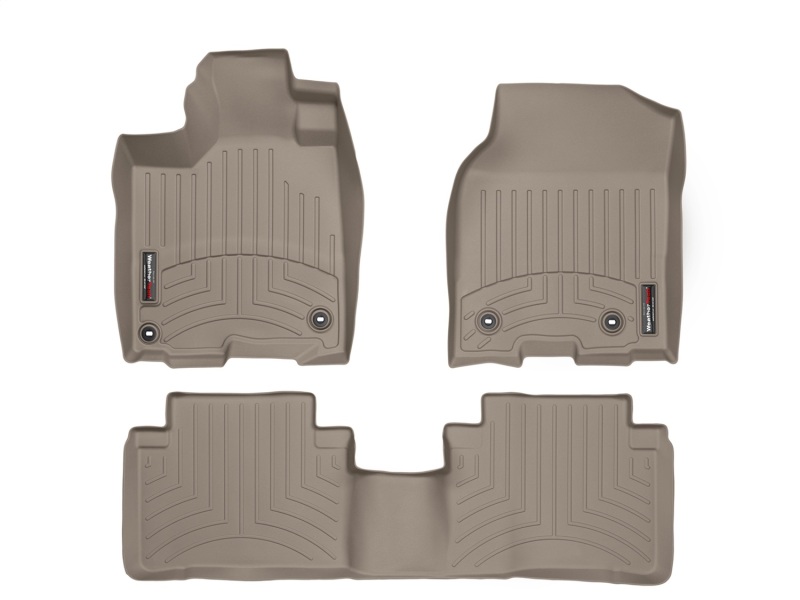 Acura RDX FloorLiner - Front - WeatherTech - DigitalFit - Tan - `13-`27