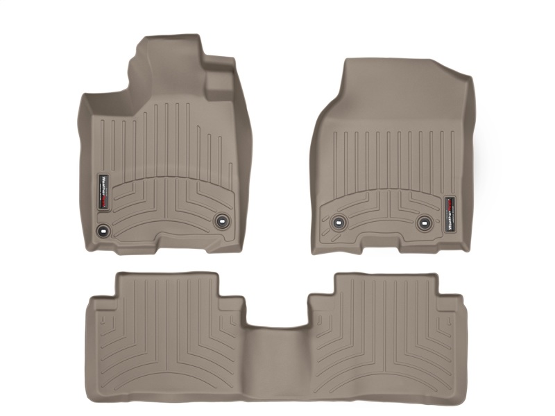 Acura RDX FloorLiner - Front - WeatherTech - DigitalFit - Tan - `13-`27