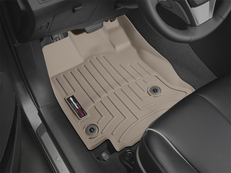 Toyota Venza FloorLiner - Front - WeatherTech - DigitalFit - Tan - `13-`27
