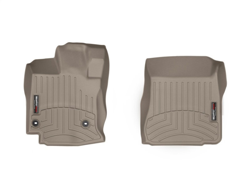 Toyota Venza FloorLiner - Front - WeatherTech - DigitalFit - Tan - `13-`27