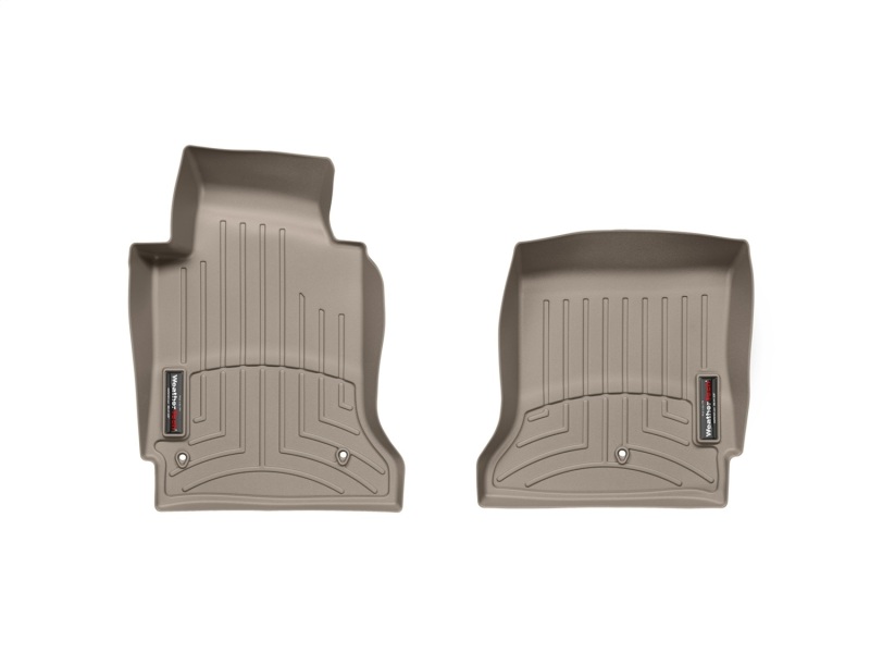 Chevrolet Corvette FloorLiner - Front - WeatherTech - DigitalFit - Tan - `05-`12