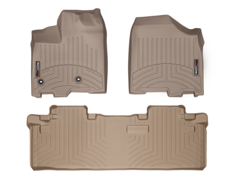 Toyota Sienna FloorLiner - Rear - WeatherTech - DigitalFit - Tan - `13-`27