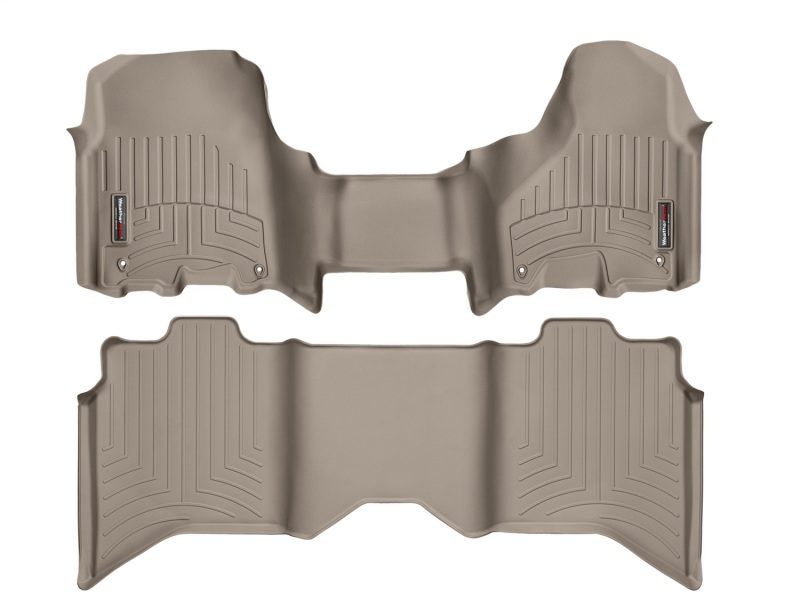 Dodge Ram FloorLiner - Rear - WeatherTech - DigitalFit - Tan - `12-`27