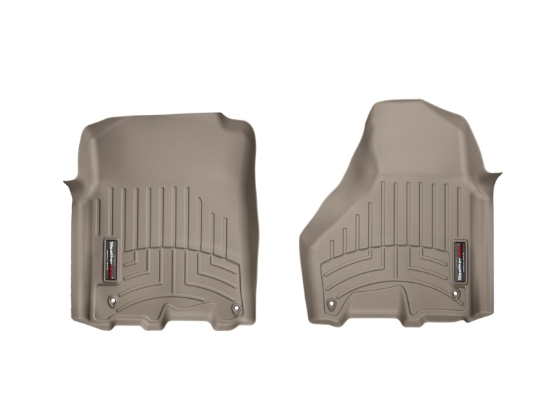 Dodge Ram 1500 FloorLiner - Front - WeatherTech - DigitalFit - Tan - `12-`27