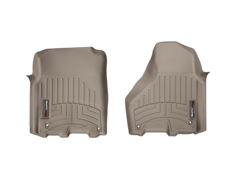 Dodge Ram 1500 FloorLiner - Front - WeatherTech - DigitalFit - Tan - `12-`27