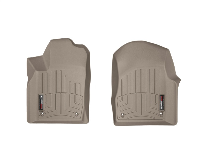 Dodge Durango FloorLiner - Front - WeatherTech - DigitalFit - Tan - `13-`27