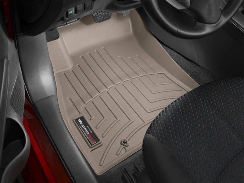 Nissan Sentra FloorLiner - Front - WeatherTech - DigitalFit - Tan - `13-`27
