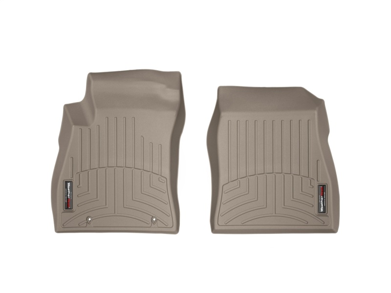Nissan Sentra FloorLiner - Front - WeatherTech - DigitalFit - Tan - `13-`27