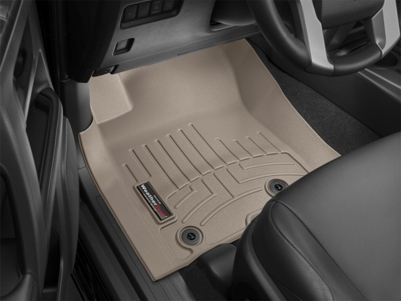 Toyota 4Runner FloorLiner - Front - WeatherTech - DigitalFit - Tan - `13-`27