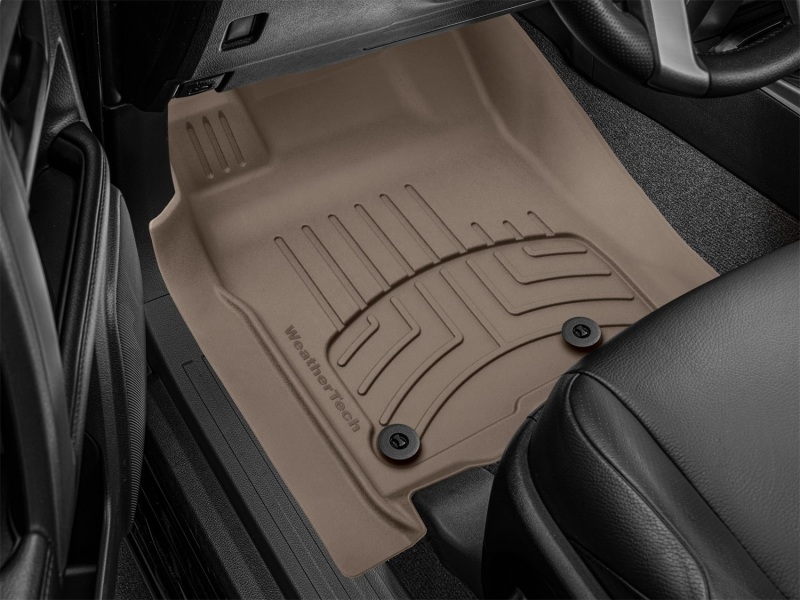 Toyota 4Runner Floor Mats - Front - WeatherTech - FloorLiner HP - Tan - `13-`27