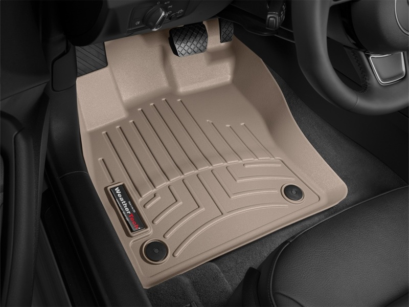 Volkswagen GTI FloorLiner - Front - WeatherTech - DigitalFit - Tan - `15-`27