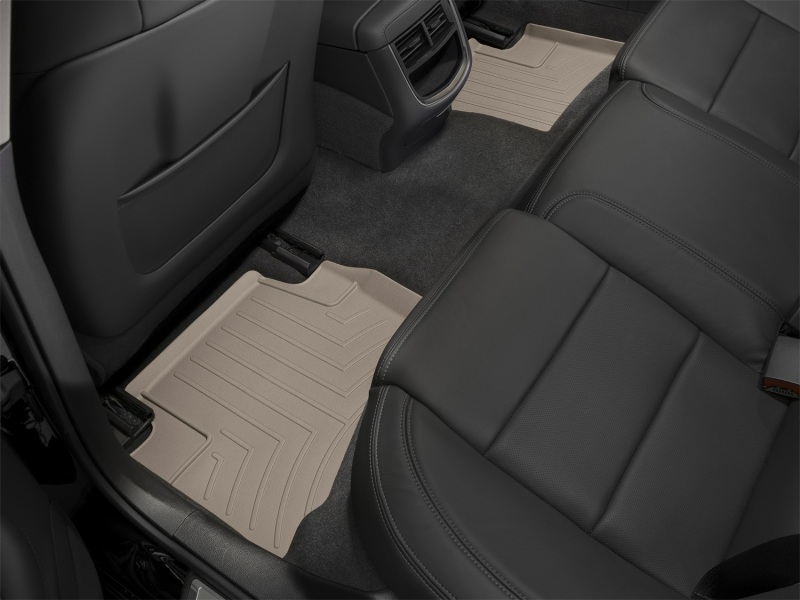Cadillac CTS Floor Mats - Rear - WeatherTech - FloorLiner DigitalFit - Tan - `15-`27