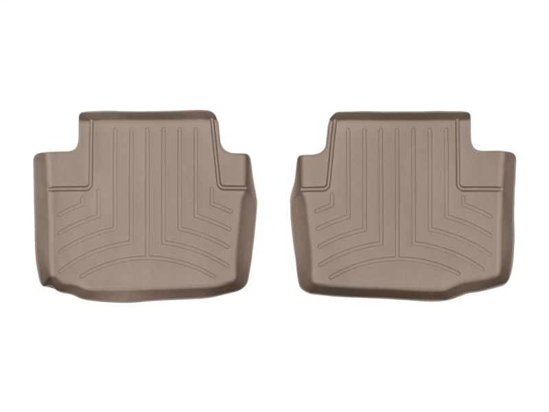 Cadillac CTS Floor Mats - Rear - WeatherTech - FloorLiner DigitalFit - Tan - `15-`27
