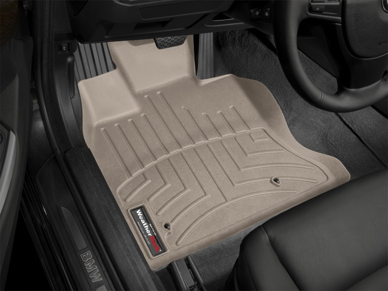 BMW 5 Series FloorLiner - Front - WeatherTech - DigitalFit - Tan - `10-`27