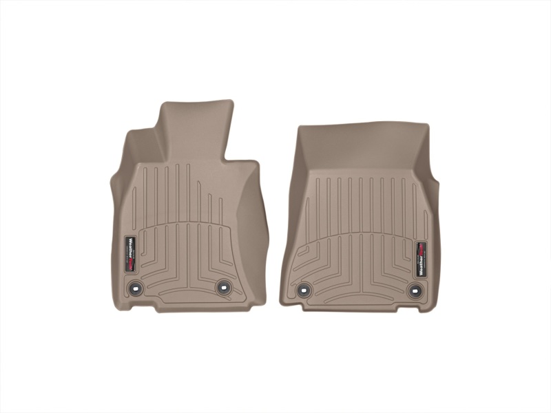 Lexus LS FloorLiner - Front - WeatherTech - DigitalFit - Tan - `13-`27