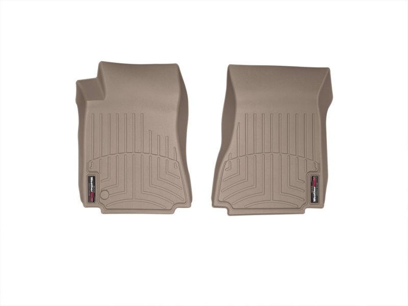 Cadillac CTS FloorLiner - Front - WeatherTech - DigitalFit - Tan - `08-`13