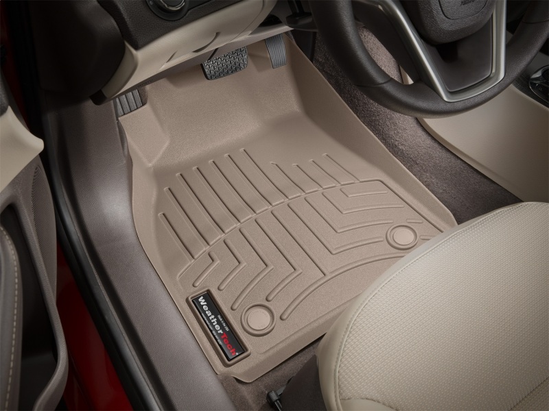 Chevrolet Malibu FloorLiner - Front - WeatherTech - DigitalFit - Tan - `13-`27