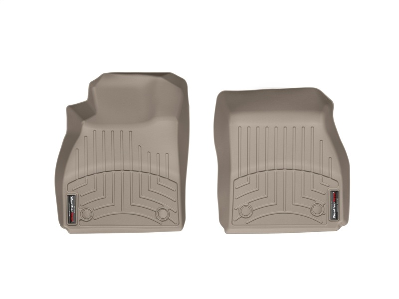 Chevrolet Malibu FloorLiner - Front - WeatherTech - DigitalFit - Tan - `13-`27
