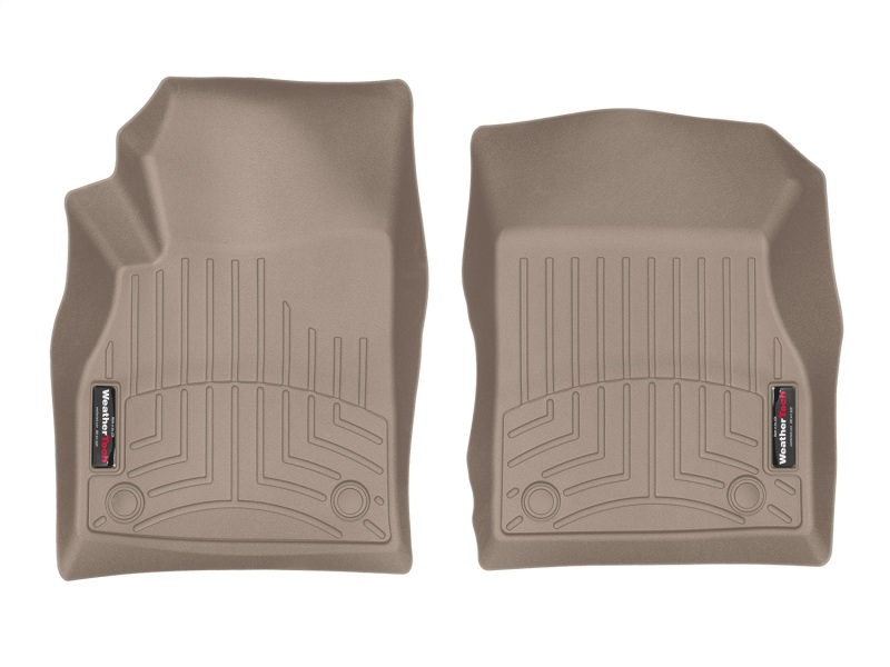 Chevrolet Cruze Floor Mats - Front - WeatherTech - DigitalFit - Tan - `11-`27
