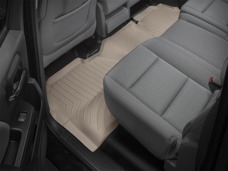 Chevrolet Silverado 1500 FloorLiner - Rear - WeatherTech - DigitalFit - Tan - `14-`15