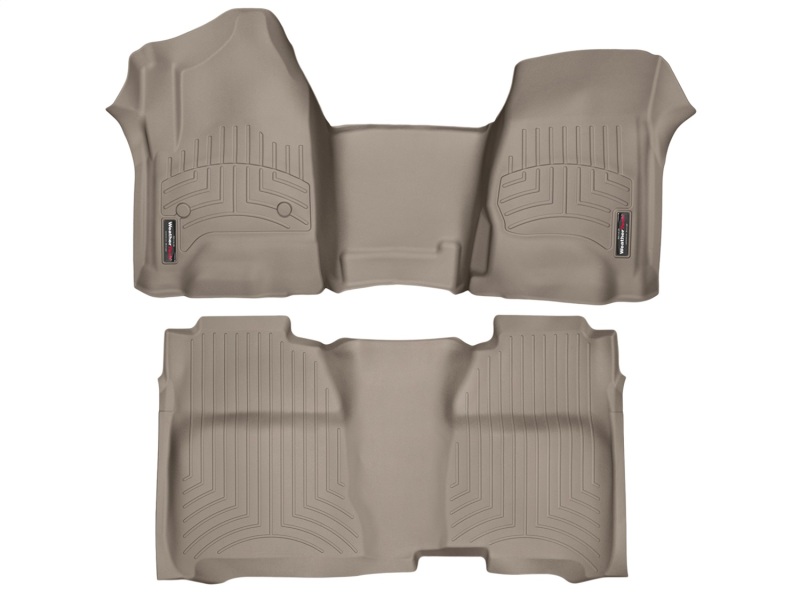 Chevrolet Silverado FloorLiner - Rear - WeatherTech - DigitalFit - Tan - `14-`27