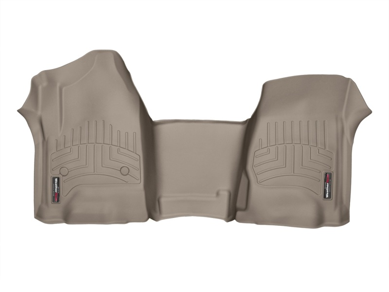 Chevrolet Silverado FloorLiner - Front - WeatherTech - DigitalFit - Tan - `14-`27
