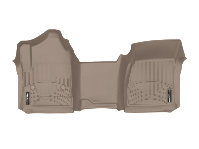 Chevrolet Silverado FloorLiner - Front - WeatherTech - DigitalFit - Tan - `14-`27 Chevrolet Silverado FloorLiner - Front - WeatherTech - DigitalFit - Tan - `14-`27