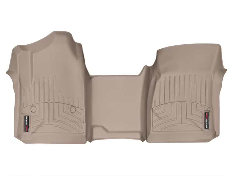 Chevrolet Silverado FloorLiner - Front - WeatherTech - DigitalFit - Tan - `14-`27