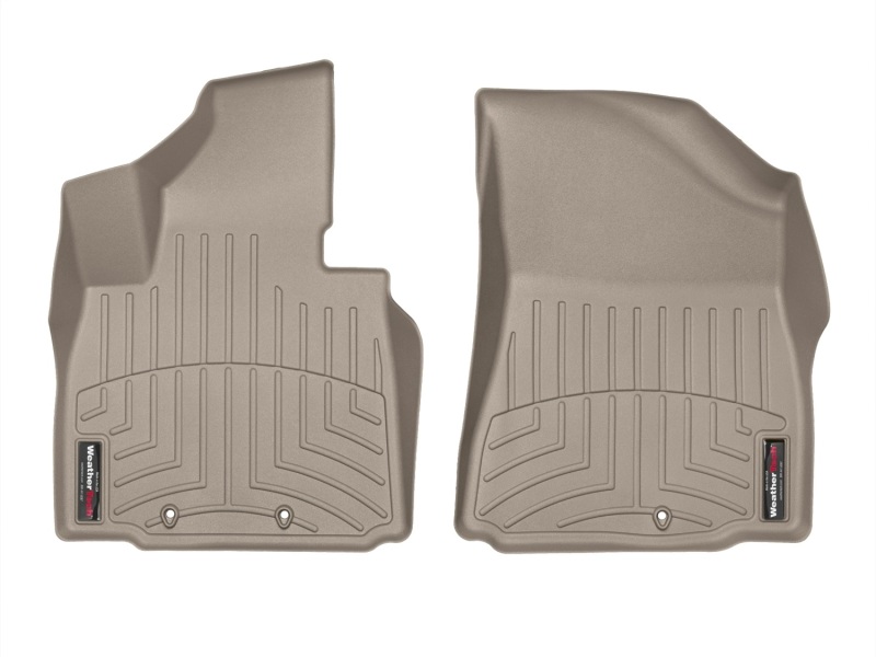 Kia Sorento Floor Mats - Front - WeatherTech - DigitalFit - Tan - `14-`27
