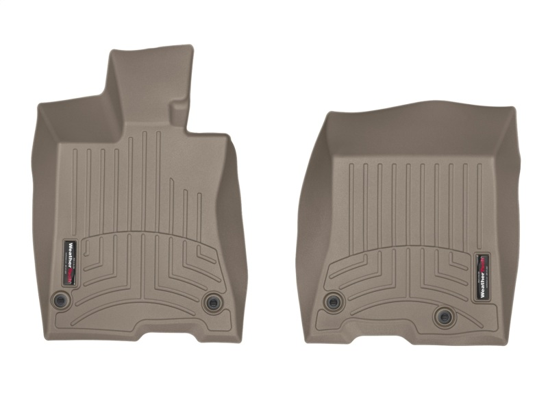 Acura RLX FloorLiner - Front - WeatherTech - DigitalFit - Tan - `14-`27