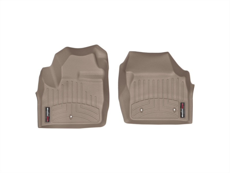 Land Rover LR2 Floor Liners - Front - WeatherTech - FloorLiner DigitalFit - Tan - `08-`13