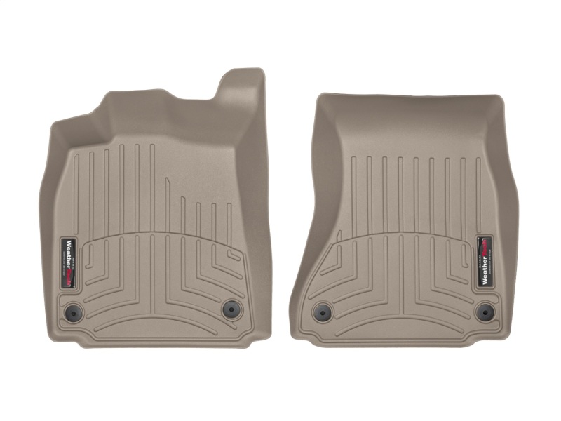 Audi A6 FloorLiner - Front - WeatherTech - DigitalFit - Tan - `12-`27