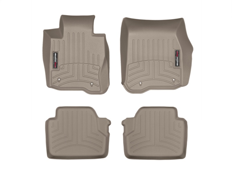 BMW 4 Series Floor Mats - Rear - WeatherTech - DigitalFit - Tan - `14-`27