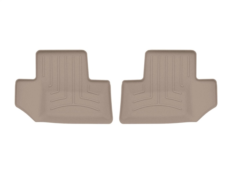 Jeep Wrangler Floor Mat Set - Rear - WeatherTech - FloorLiner HP - Tan - `18-`27 Jeep Wrangler Floor Mat Set - Rear - WeatherTech - FloorLiner HP - Tan - `18-`27