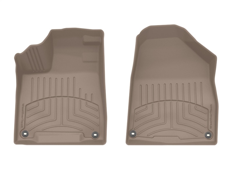 Acura MDX Floor Mat Set - Front - WeatherTech - FloorLiner HP - Tan - `14-`20