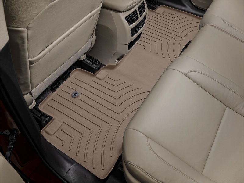 Acura MDX Floor Mat Set - Rear - WeatherTech - FloorLiner HP - Tan - `14-`23