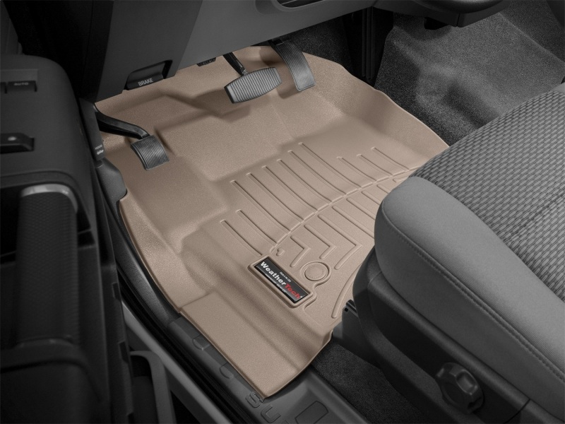 Ford F350 Front FloorLiner - WeatherTech - DigitalFit - Tan - `12-`27