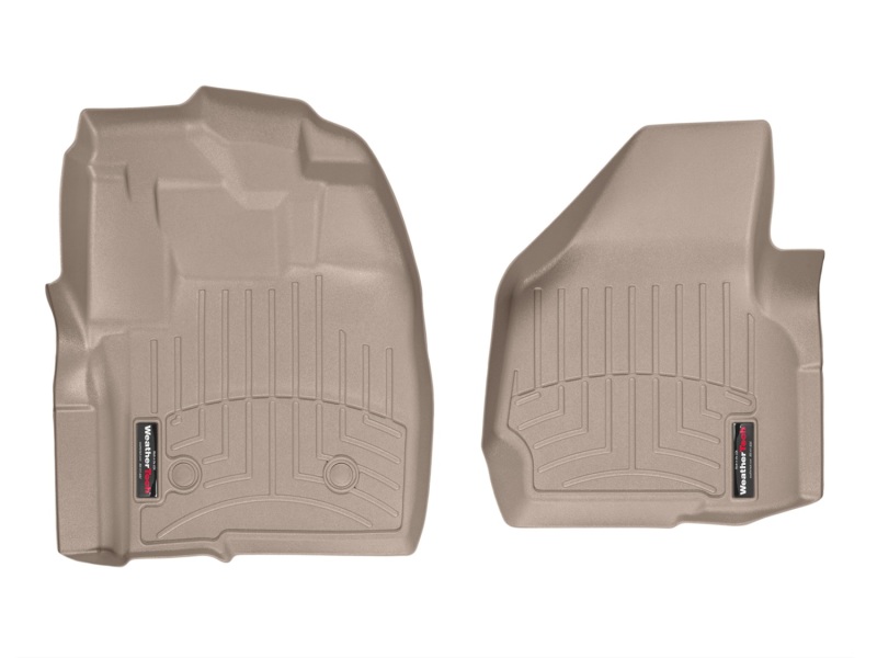 Ford F350 Front FloorLiner - WeatherTech - DigitalFit - Tan - `12-`27