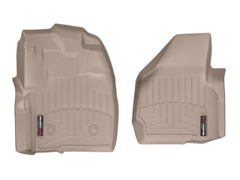 Ford F350 Front FloorLiner - WeatherTech - DigitalFit - Tan - `12-`27