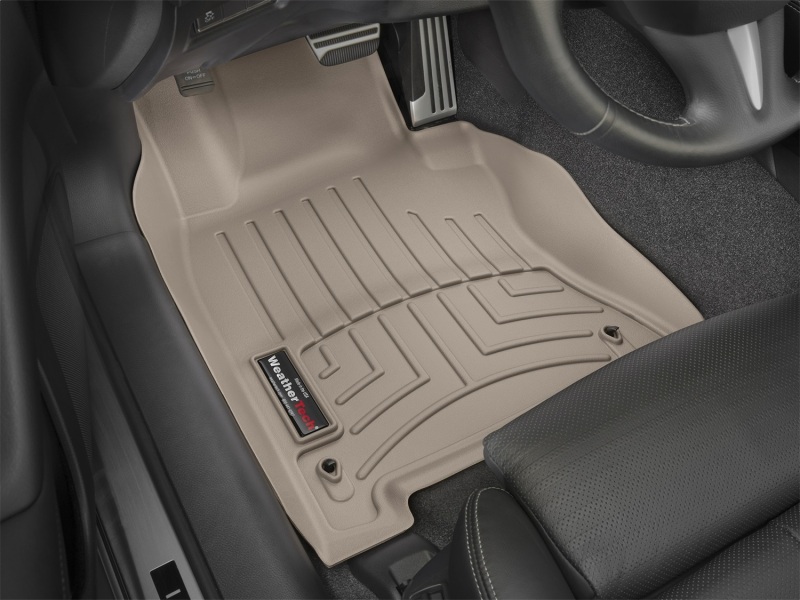 Infiniti Q50 FloorLiner - Front - WeatherTech - DigitalFit - Tan - `14-`27