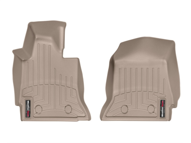 Chevrolet Corvette FloorLiner - Front - WeatherTech - DigitalFit - Tan - `14-`27