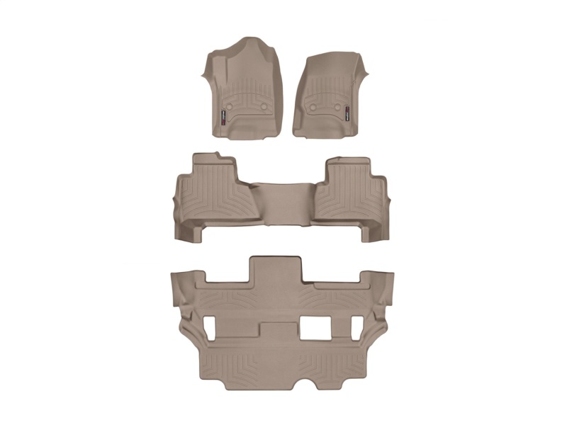 Chevrolet Tahoe FloorLiner - Front - WeatherTech - DigitalFit - Tan - `15-`27