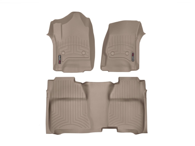 Chevrolet Silverado FloorLiner - Rear - WeatherTech - DigitalFit - Tan - `14-`27