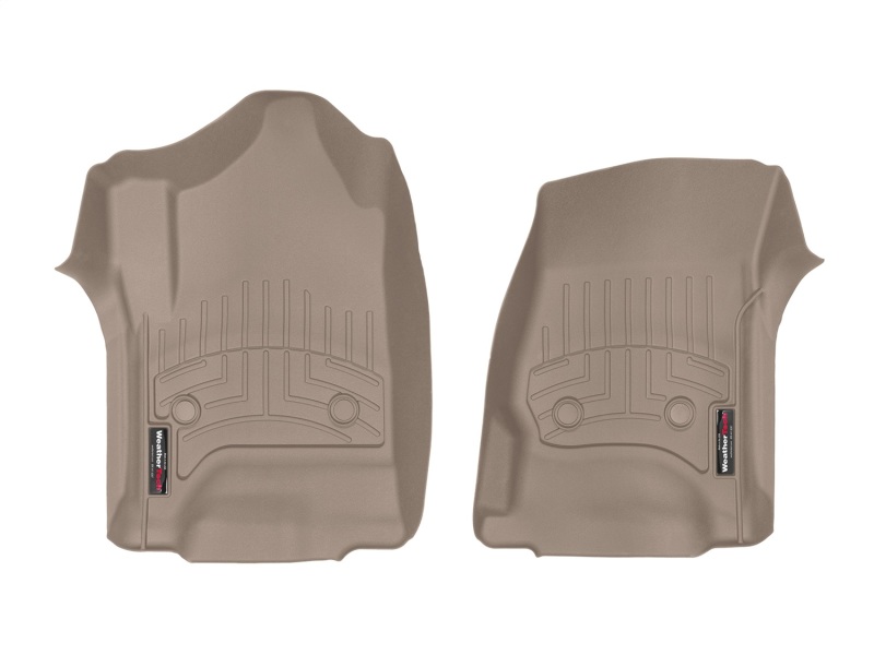 GMC Sierra FloorLiner - Front - WeatherTech - DigitalFit - Tan - `14-`27 GMC Sierra FloorLiner - Front - WeatherTech - DigitalFit - Tan - `14-`27