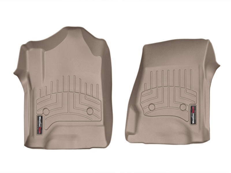 GMC Sierra FloorLiner - Front - WeatherTech - DigitalFit - Tan - `14-`27