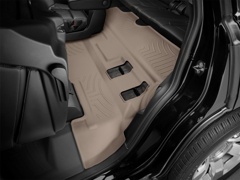 Chevrolet Tahoe FloorLiner - Rear - WeatherTech - DigitalFit - Tan - 2015